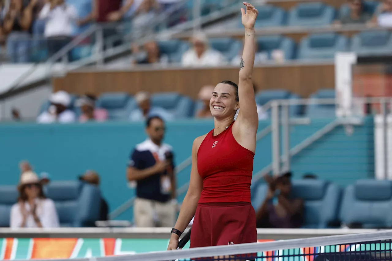 Sabalenka breezes past Paolini to book Miami Open final spot