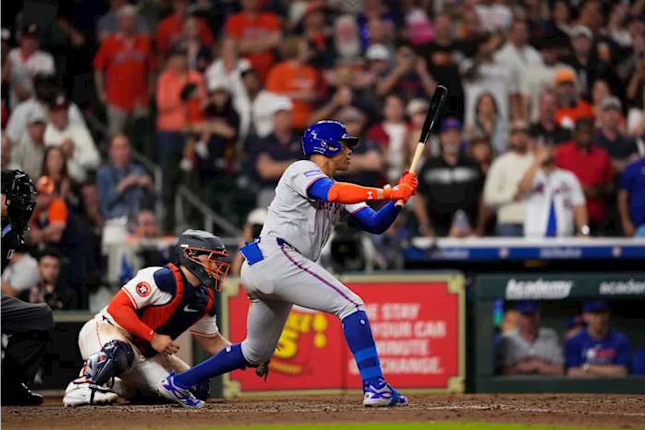 Hader strikes out Soto with 2 on to save Astros' 3-1 win over Mets