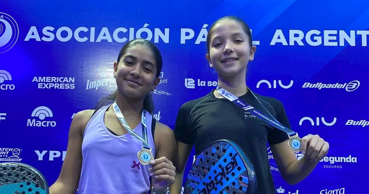 Desde Río Tercero y con 12 años, Felicitas ya es figura de pádel a nivel nacional