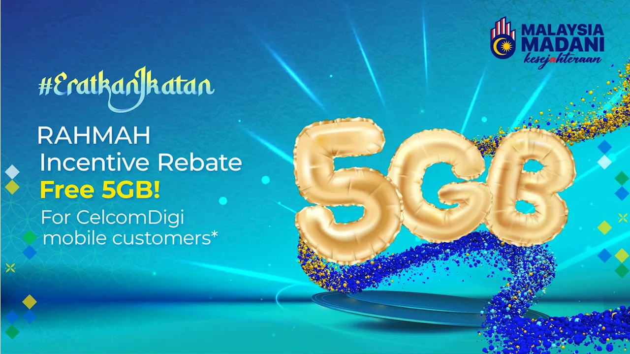 CelcomDigi Free 5GB Redeemable Simply By Using Mobile Data