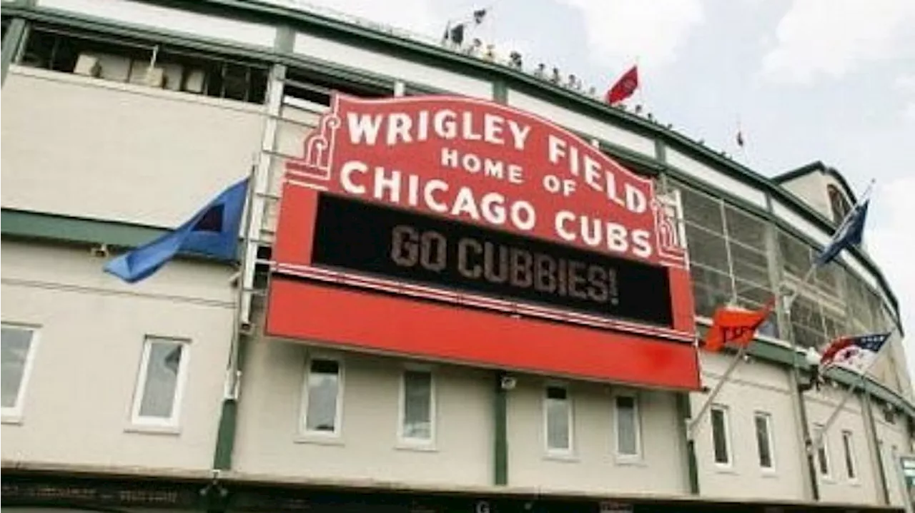 Lucky Cubs fans enjoy batting practice at Wrigley Field ahead of home opener