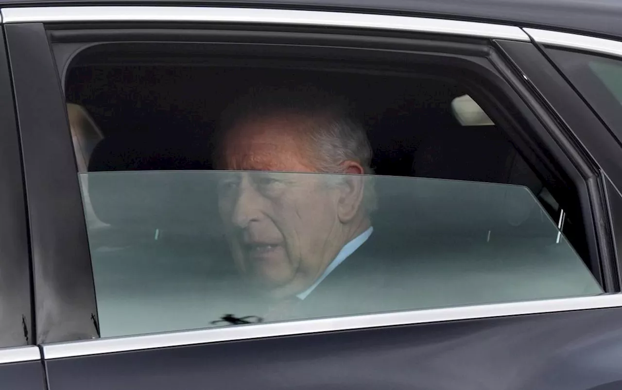 King Charles III seen in public one day after hospitalization for cancer treatment side effects