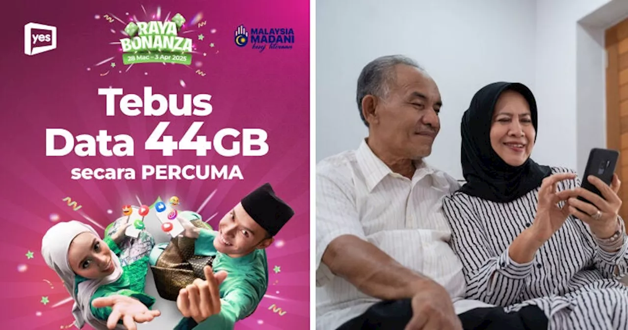 All Yes Subscribers to get 44GB Free Data as Yes 5G Supports Government’s Rahmah Rebate Initiative