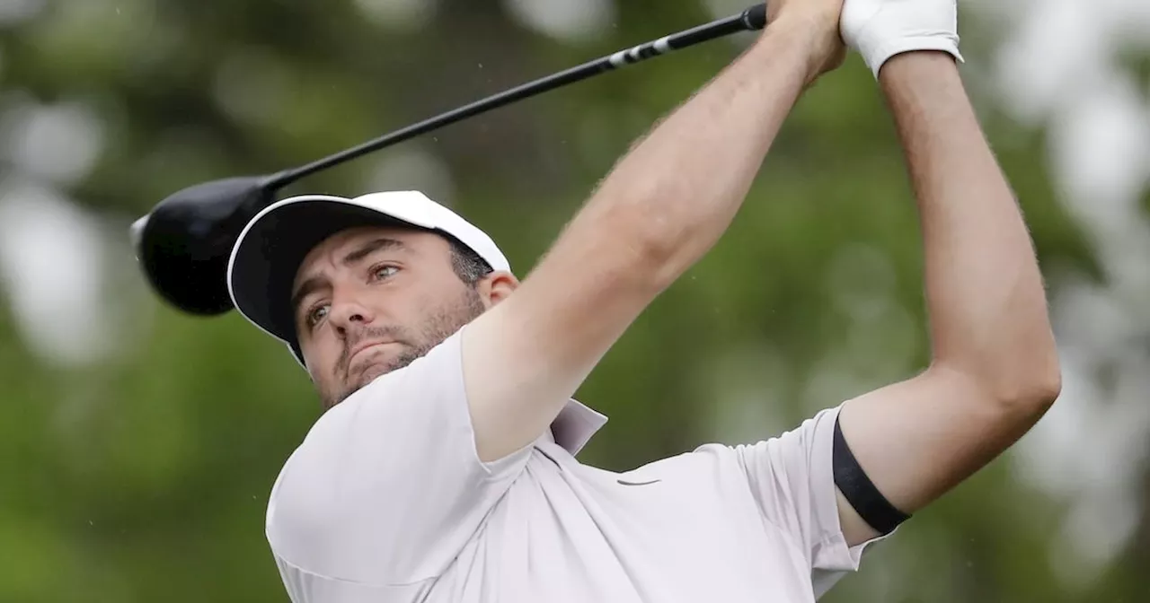 Scottie Scheffler ties his own course record with 62 for the lead in the Houston Open