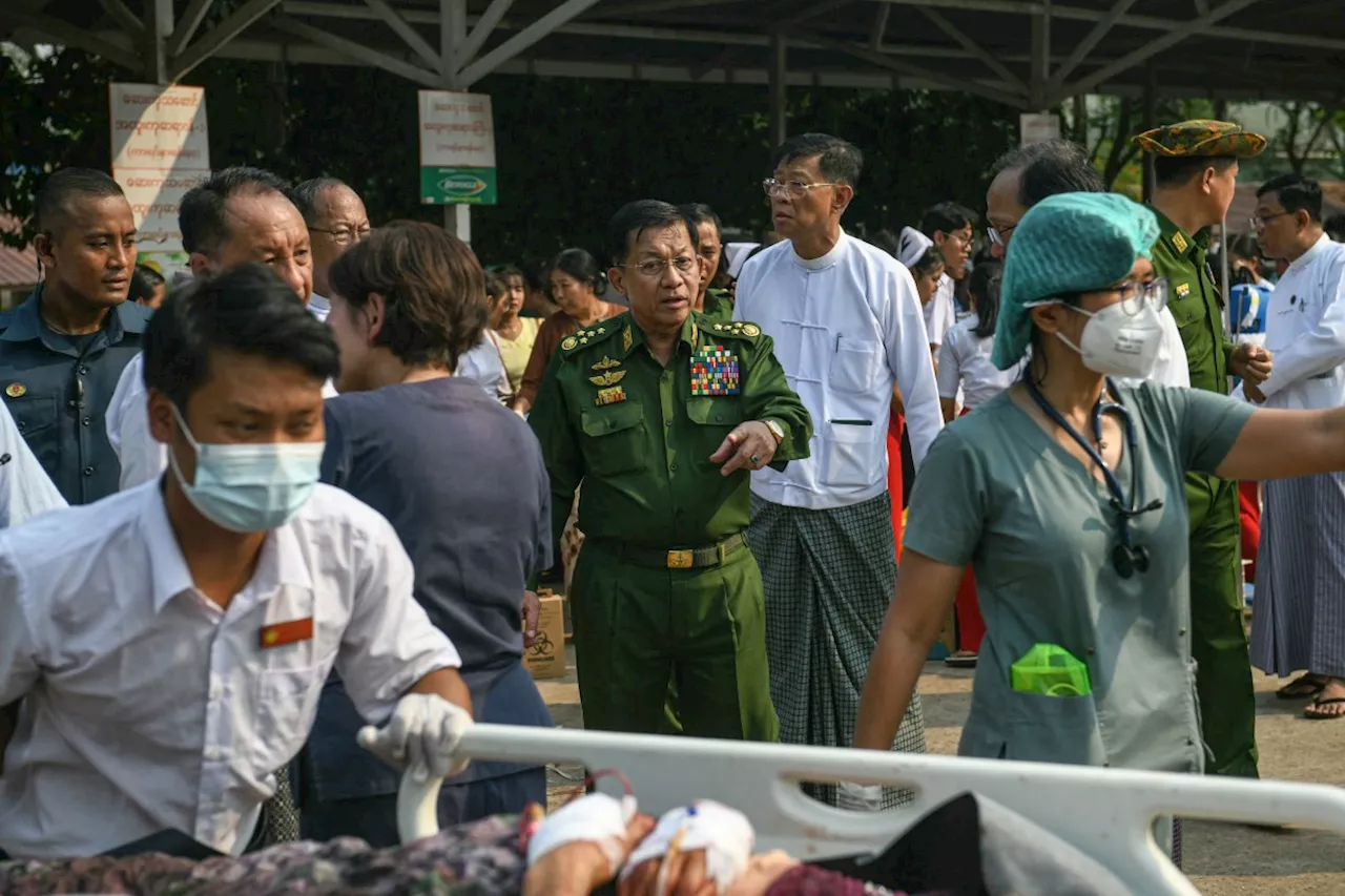 Myanmar anti-coup fighters call partial ceasefire for quake relief