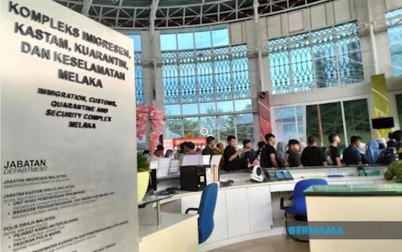 Festive joy at Melaka ferry terminal as Indonesian migrants return home for Raya