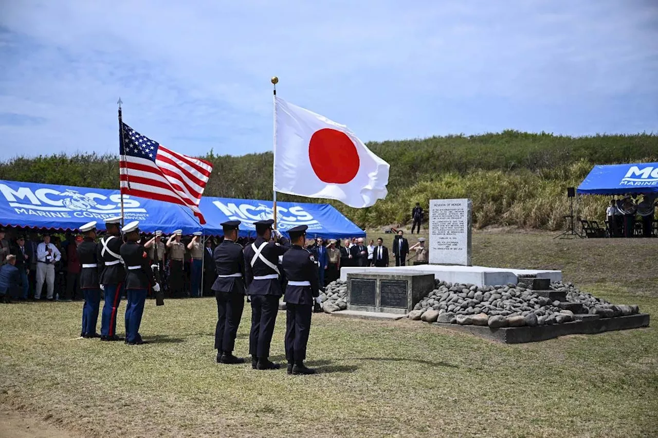 Japan, US call for stronger ties at Iwo Jima rite