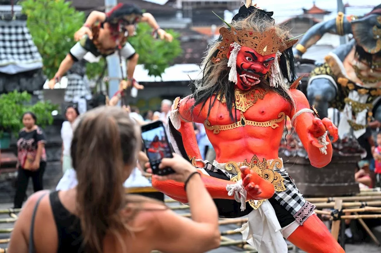 Lights out: Bali guards protect island's day of silence