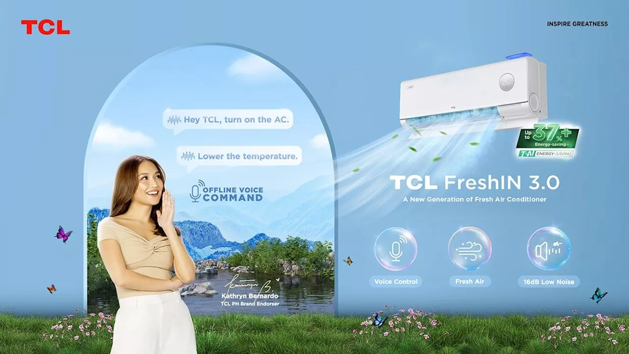 Upgrade to smarter, fresher, healthier air with TCL FreshIN 3.0