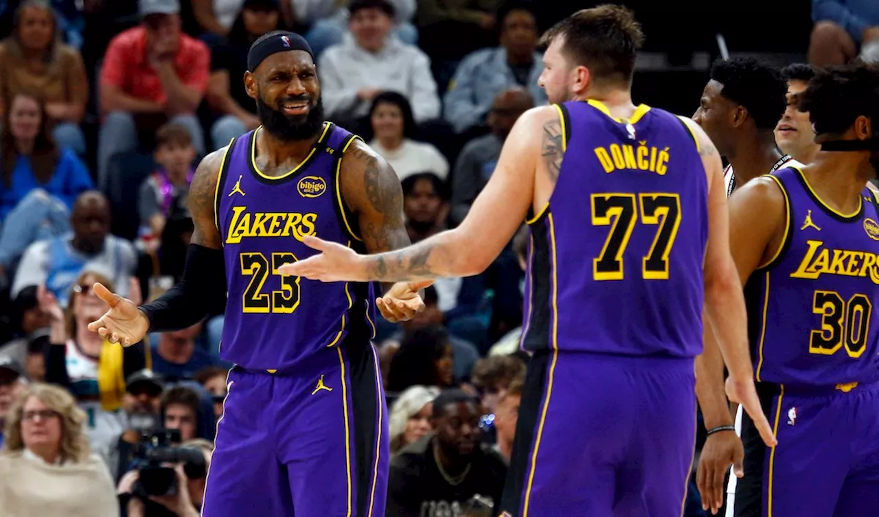 Big Three: Austin, Luka, LeBron power Lakers’ win vs Grizzlies