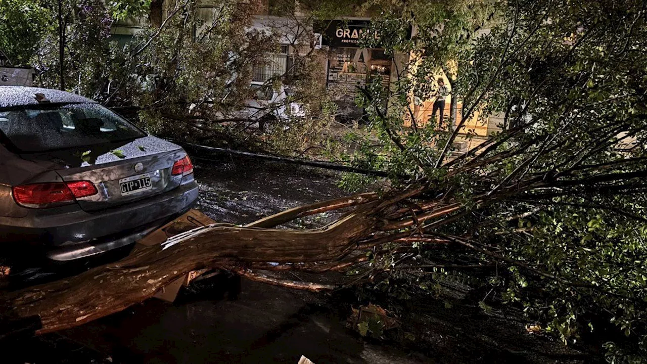 Alerta por tormentas fuertes y granizo en gran parte del país