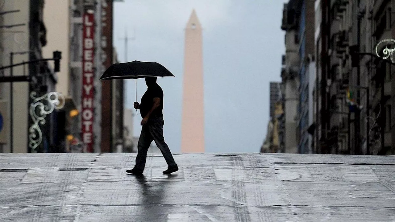 Continúan las lluvias y tormentas en el AMBA tras el fin de semana de Carnaval