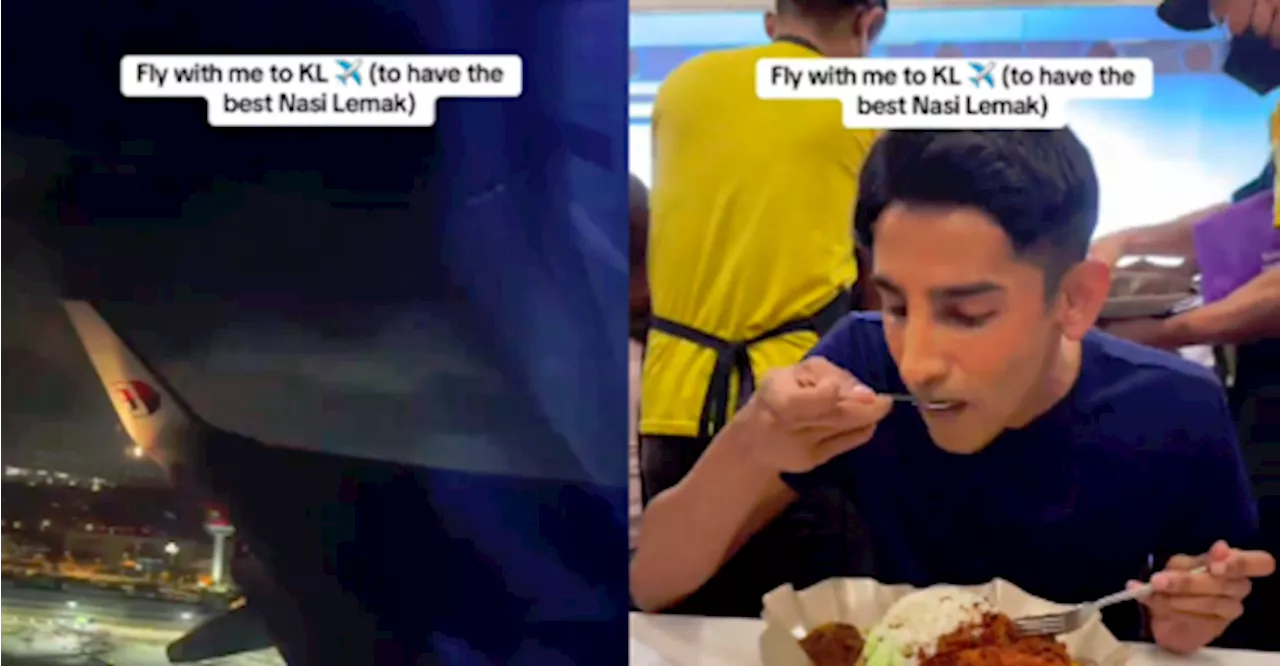 S’porean takes 6am flight to KL just for nasi lemak
