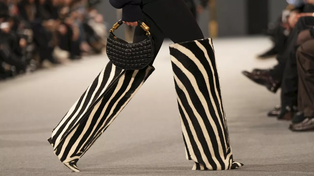 Olivier Rousteing unveils sculptural knitwear at Balmain's fall show in Paris