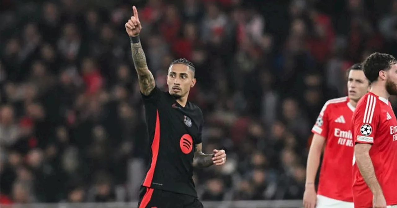 Il Barcellona vince anche con l'uomo in meno: 1-0 al Benfica