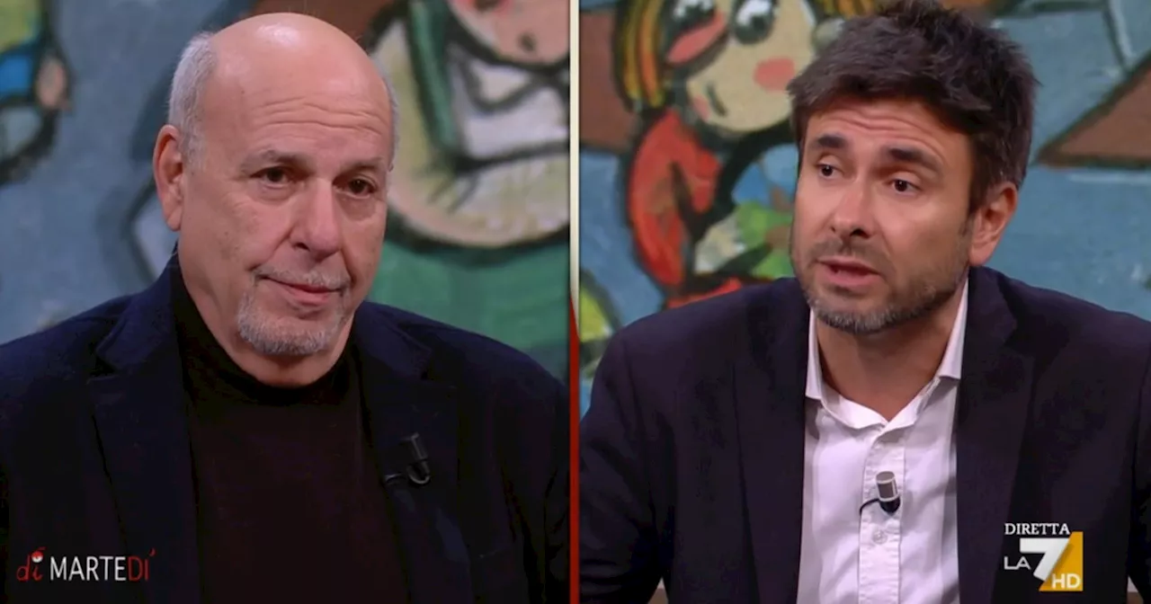 DiMartedì, Di Battista, scatta la rissa con Friedman, imbarazzo da Floris: "Che vergogna..."