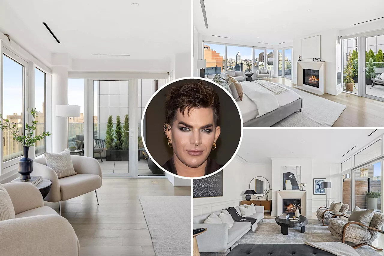  Adam Lambert spotted house hunting in NYC -- while starring in 'Cabaret at The Kit Kat Club' on Broadway