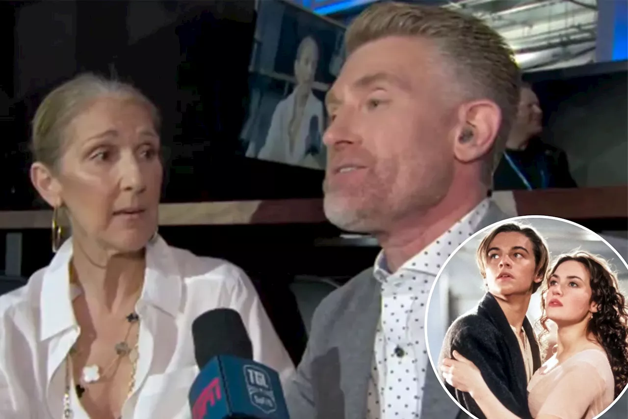 Celine Dion breaks out singing 'My Heart Will Go On' during TGL interview in viral moment