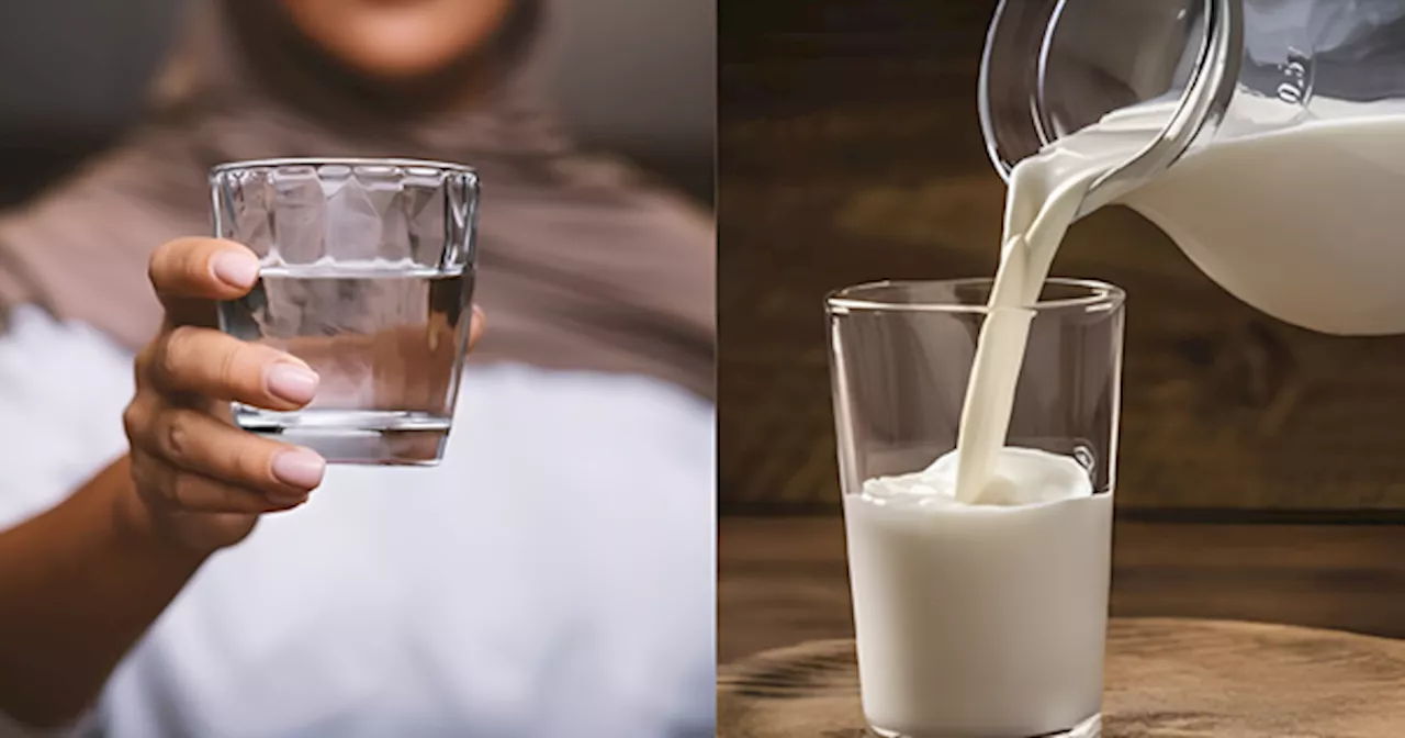 Dapat Tahan Dahaga & Kenyang Lama, Ini Minuman Yang Boleh Anda Amalkan Ketika Sahur