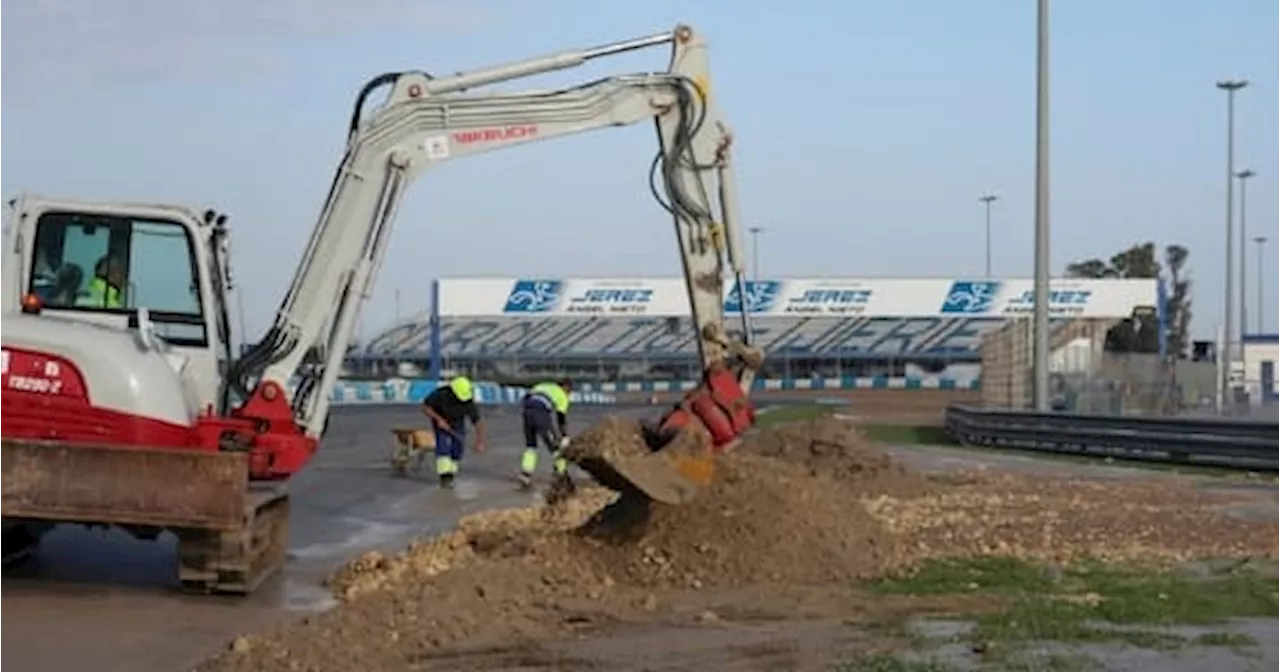 MotoGP, a Jerez iniziati lavori al circuito dopo l'alluvione: 'Garantiamo il GP ad aprile'