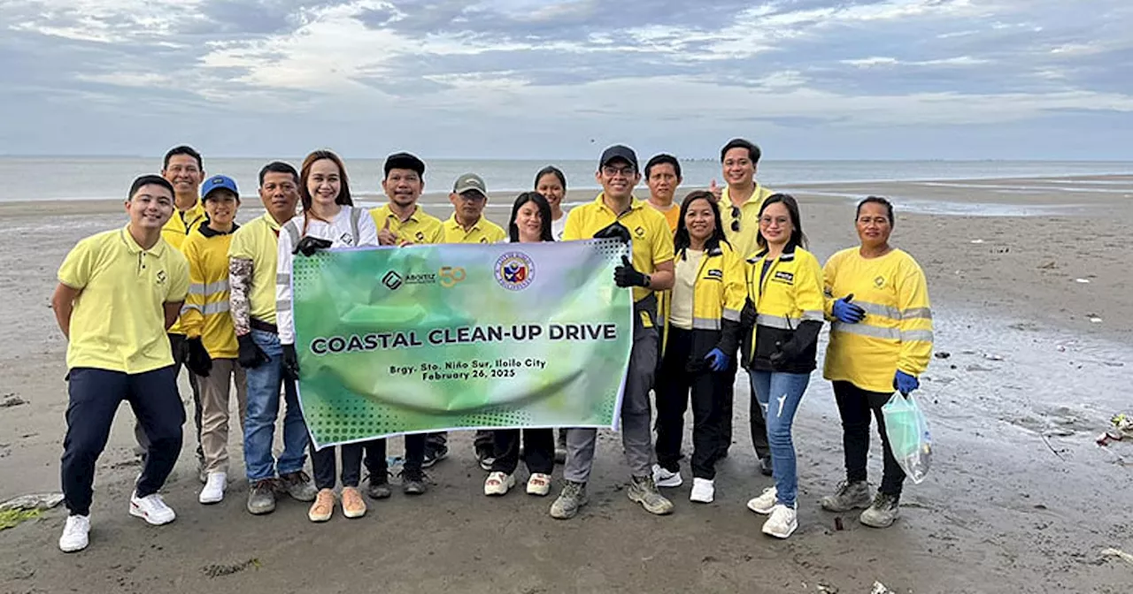 Aboitiz Construction joins coastal cleanup drive in Iloilo City