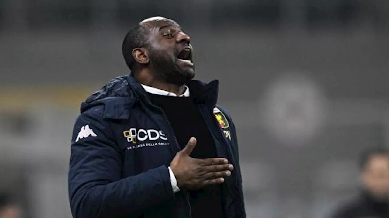 Genoa, Vieira apre al 4-4-2: 'Ragioniamo sulle due punte, ma serve equilibrio'