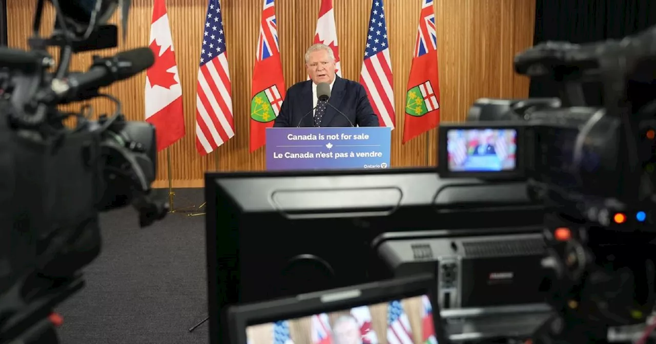 Doug Ford tells CNN Ontario will still retaliate to Trump's tariff 'mess' despite pause