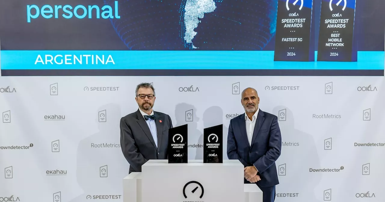 Ookla distinguió a Personal con el premio mejor Red Móvil de la Argentina