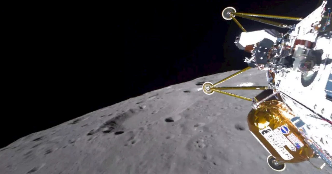 Private Lunar Lander May Have Fallen Over Near Moon's South Pole