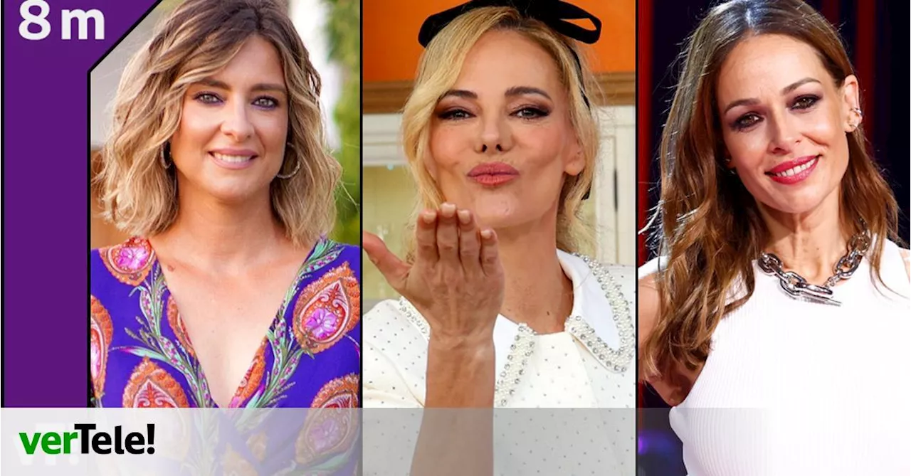 Mujeres presentadoras en los programas estrella, la asignatura pendiente que se agrava en la franja más vista de la TV