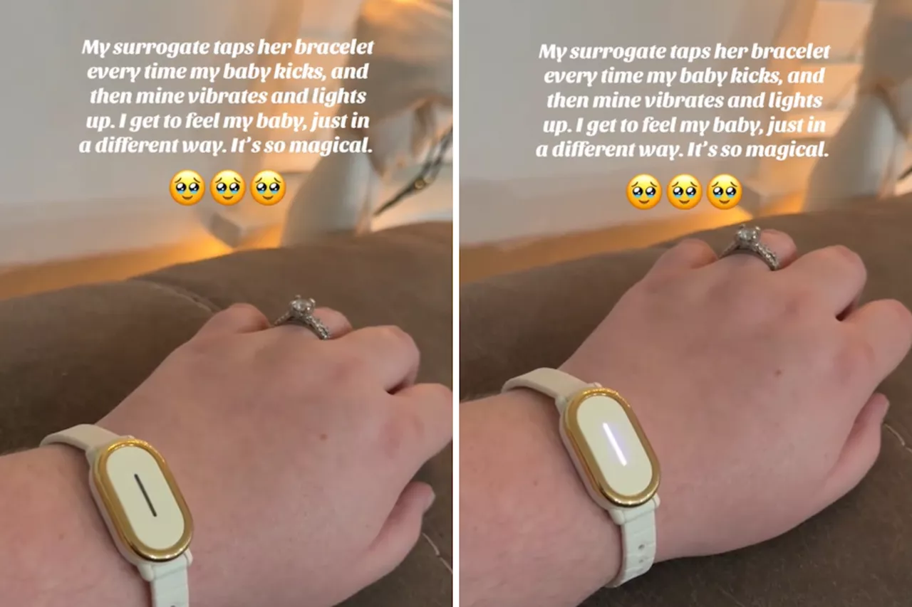 How Cancer Survivor Feels Unborn Baby Kicking via Surrogate Amazes Viewers
