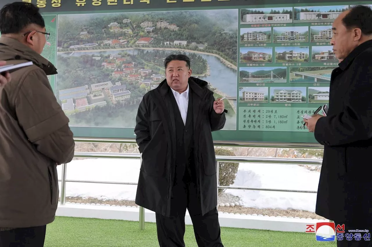 NKorea's Kim inspects 'nuclear-powered submarine' project