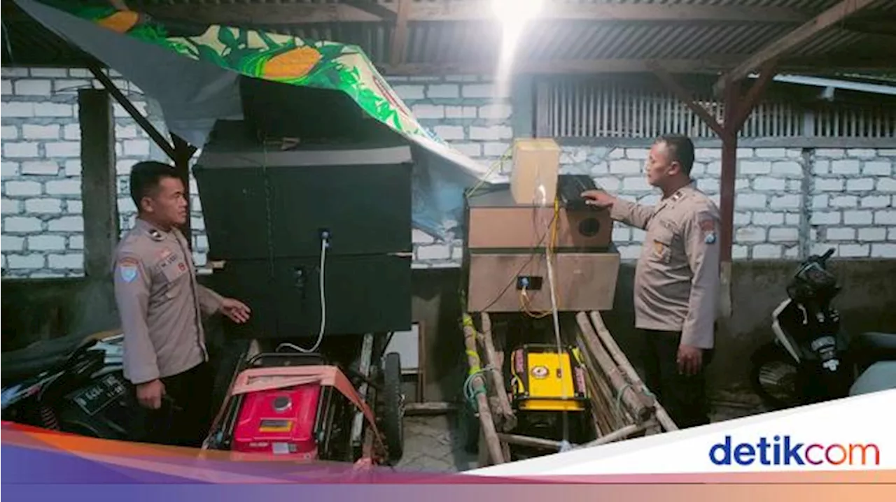 Bikin Bising Warga, 2 Unit Sound System Keliling Diamankan Jelang Sahur