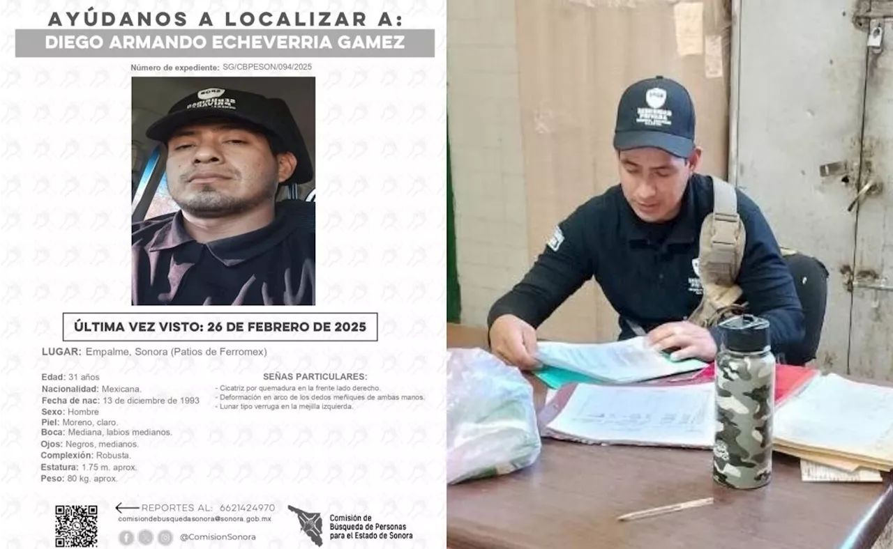 Reportan como desaparecido a encargado de seguridad de Ferromex de Sonora; su hermana asegura que “lo levantaron”