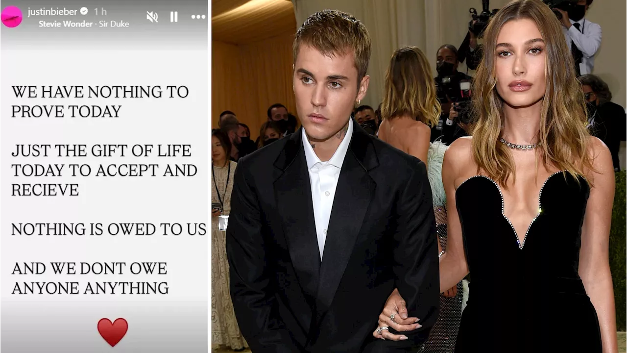 Justin Biebers mystiska Instagram-inlägg