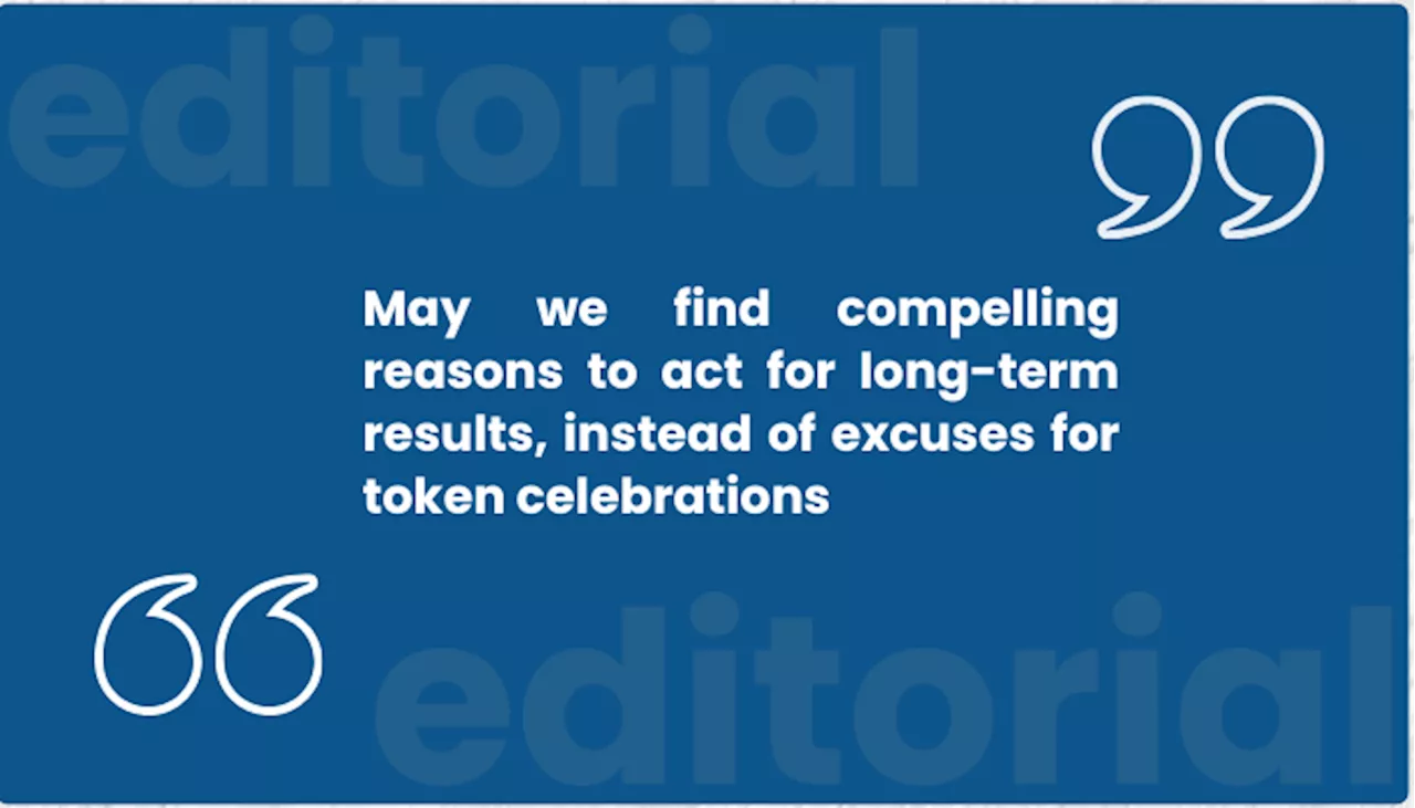 Action alongside celebration