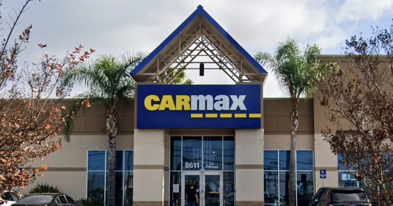 At least 8 injured after customer rams into CarMax store in California