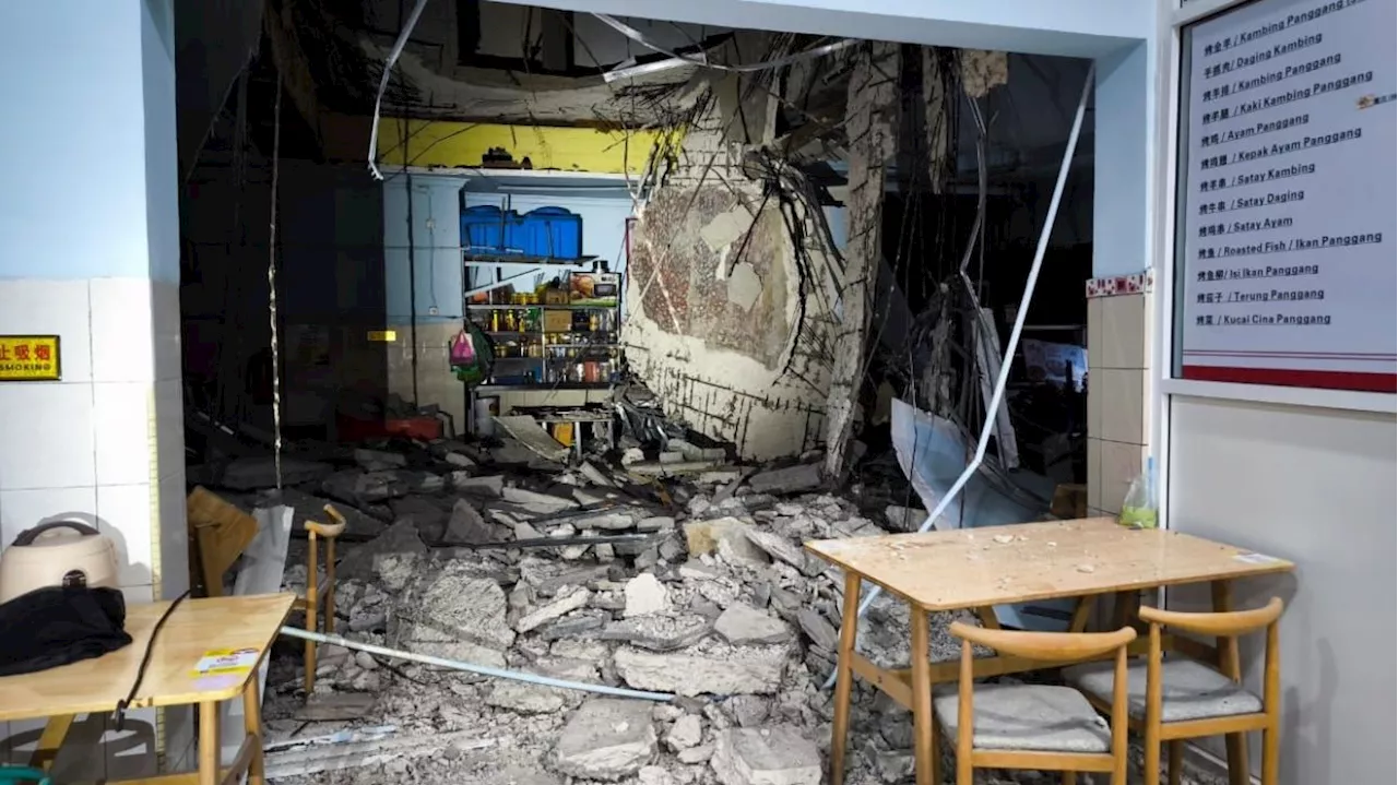 KK city hall orders structural tests on old buildings after floor collapse incident