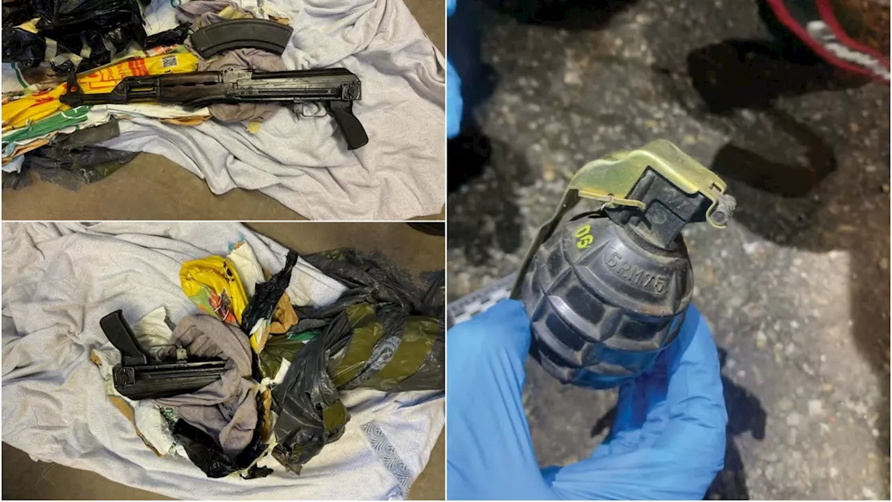 Långa straff för smuggling av handgranater och Kalasjnikov