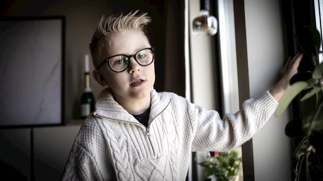 Milton, 6 år, fick en stroke av vattkoppor – så mår han idag