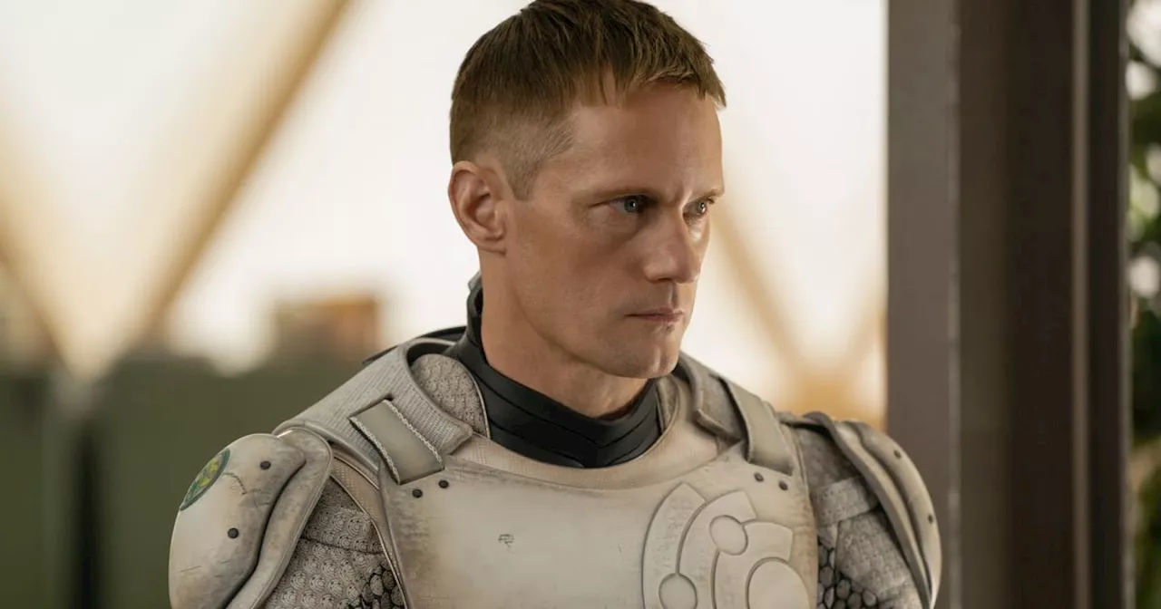 Murderbot Diaries Gets Release Date and First Look at Skarsgård in Action