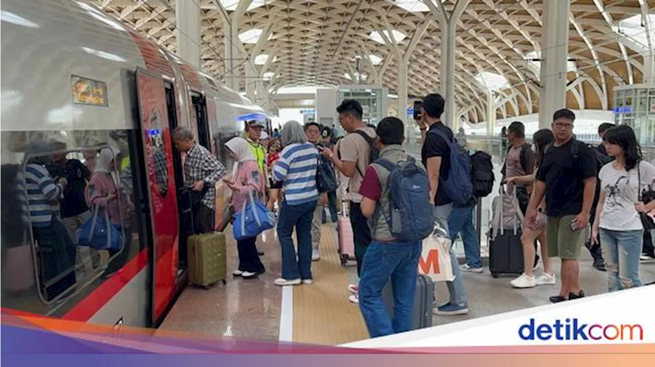 Penumpang Whoosh Rute Pendek Melonjak di Libur Lebaran, Harga Tiket Rp 75.000
