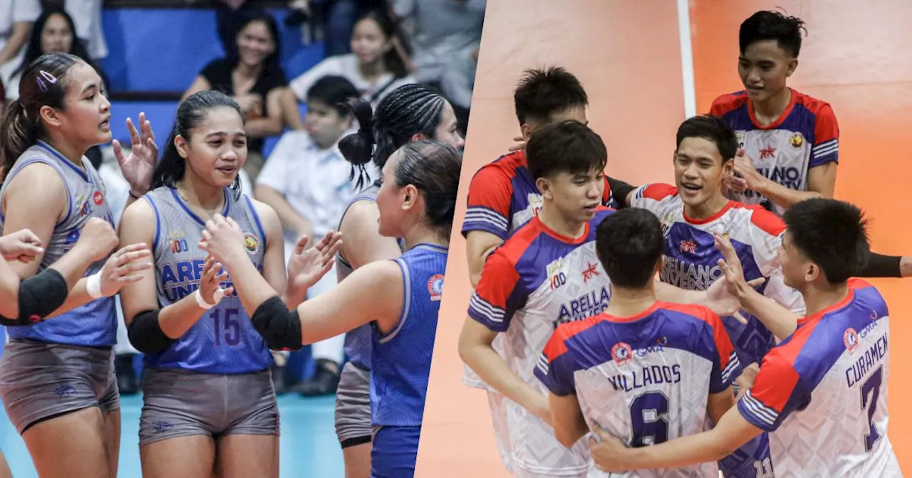 Streaking Arellano teams down EAC in NCAA volleyball