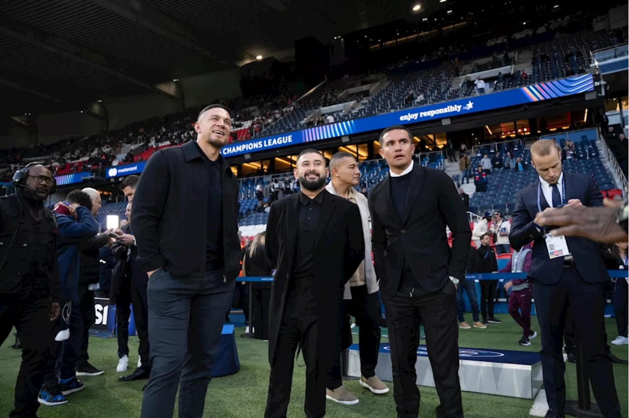 Tunku Ismail attends PSG match with Tim Cahill and Sonny Bill Williams, crosses paths with Aston Villa fan Prince William
