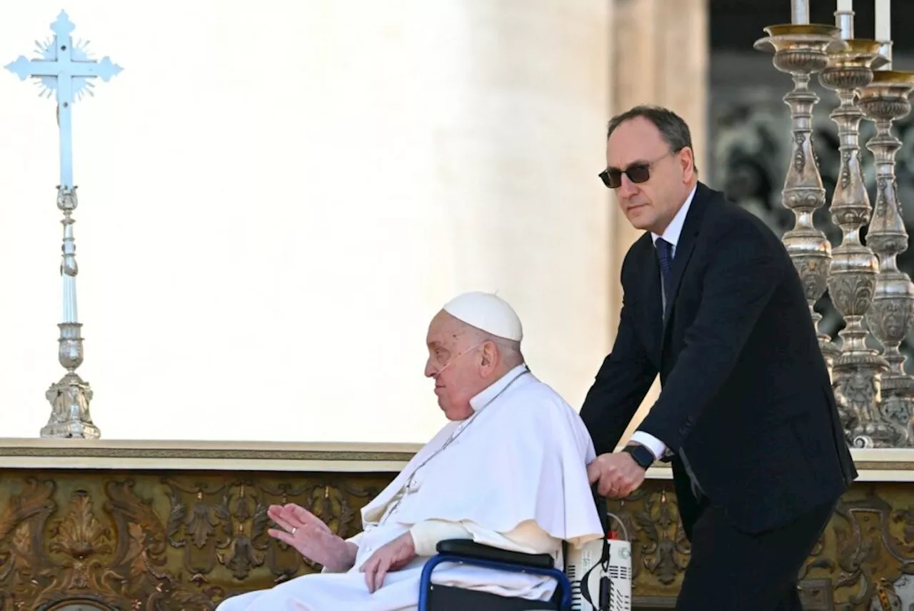 Pope Francis meets King Charles, Queen Camilla despite illness