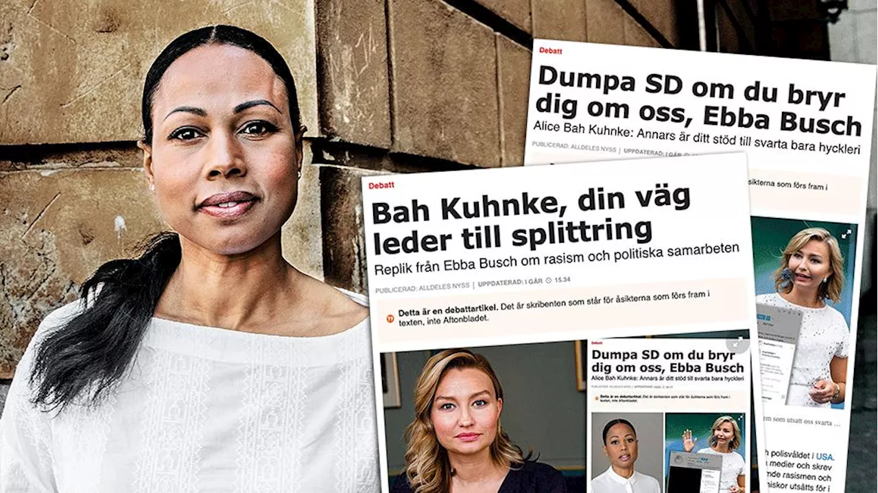 Du vågade inte nämna SD, Ebba Busch