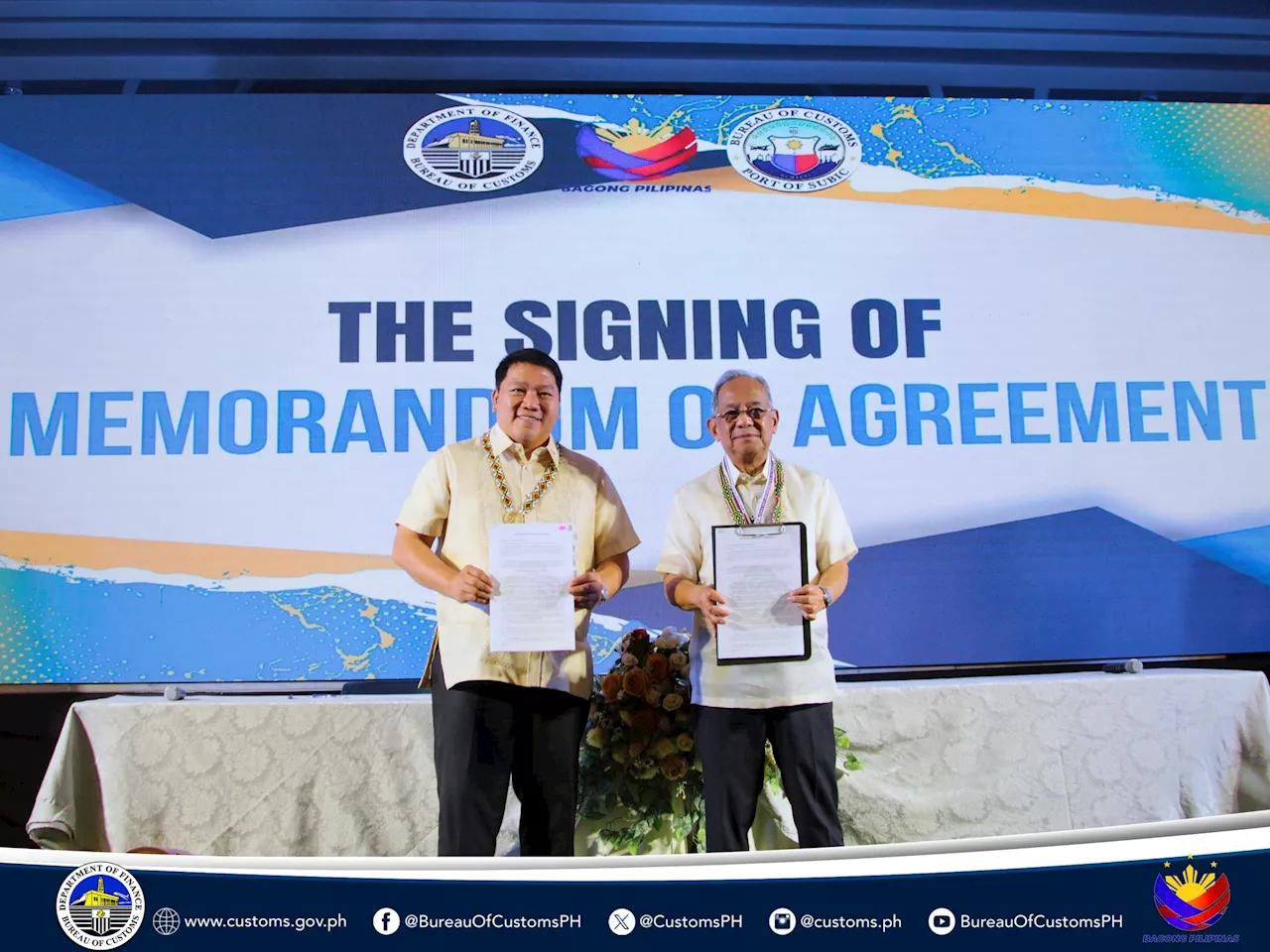 BOC, SBMA sign MOA for Subic Trade