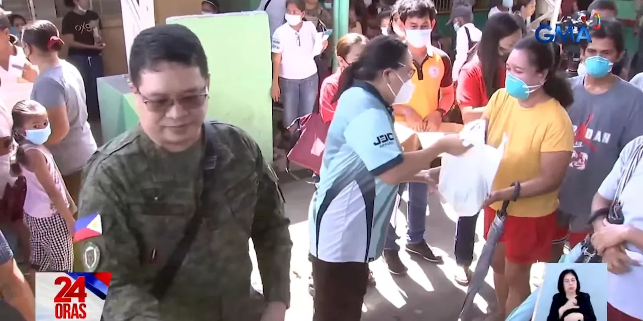 Residents in Negros Occidental affected by Kanlaon eruption receive aid from GMA Kapuso Foundation