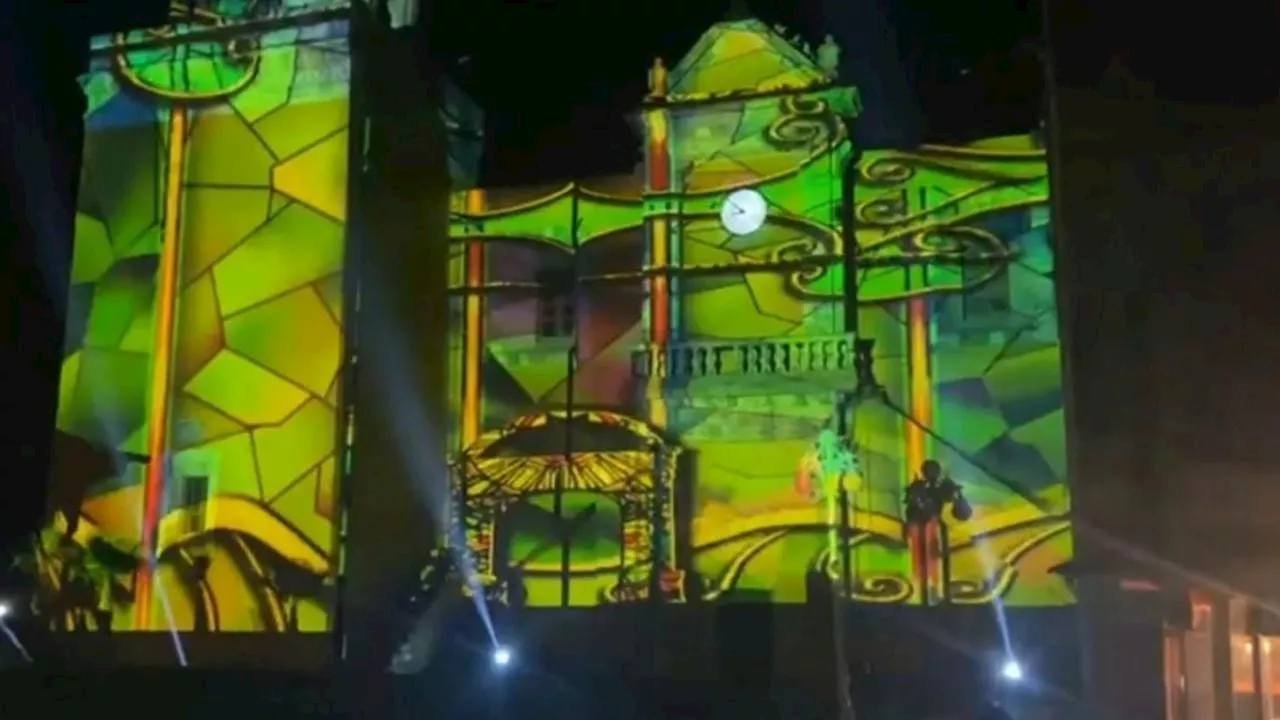 Mineral del Chico estrena video mapping; costó 3 mdp