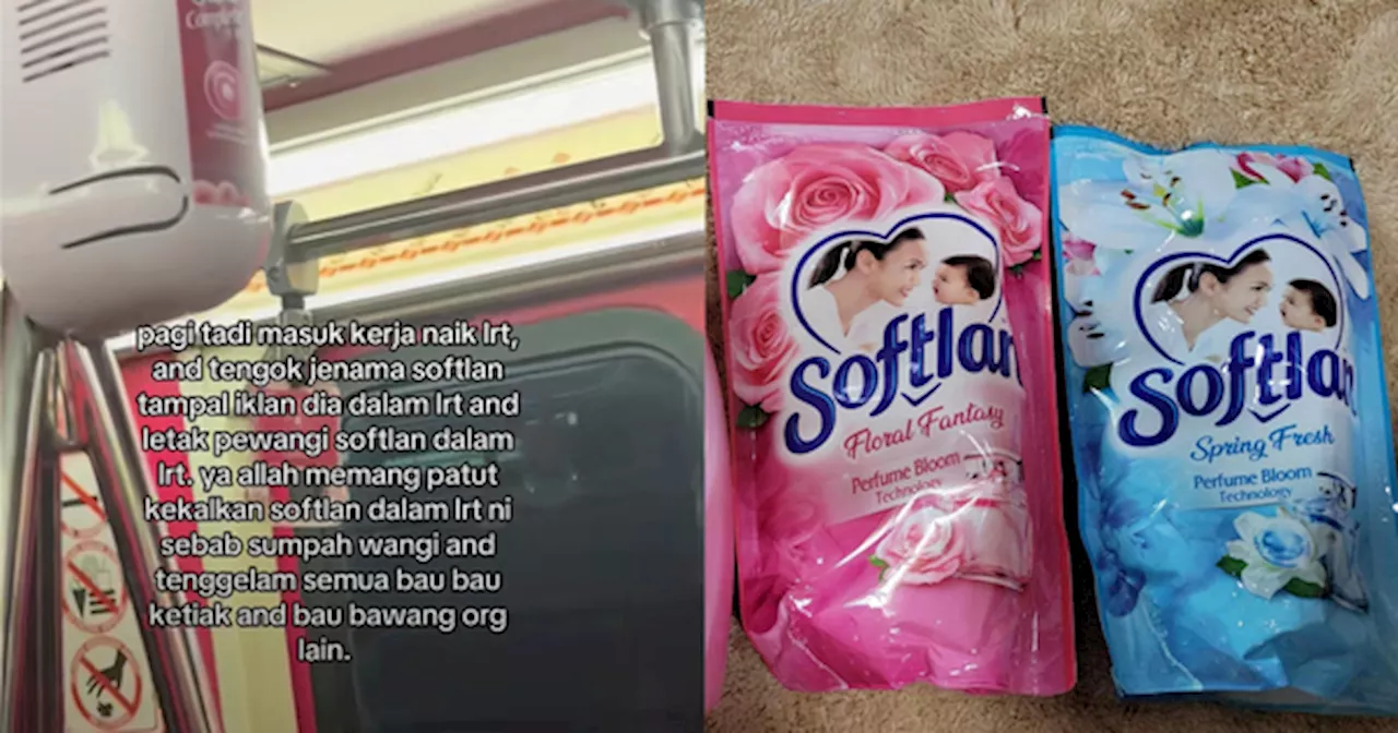 Penumpang LRT Harap Pewangi Softlan Dikekalkan Dalam Gerabak Tren